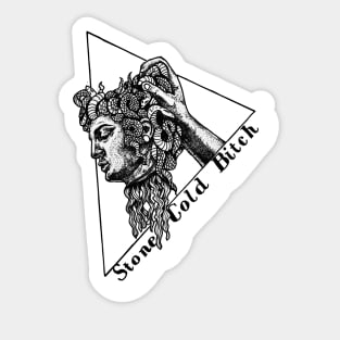 Medusa - Stone Cold B*tch Sticker